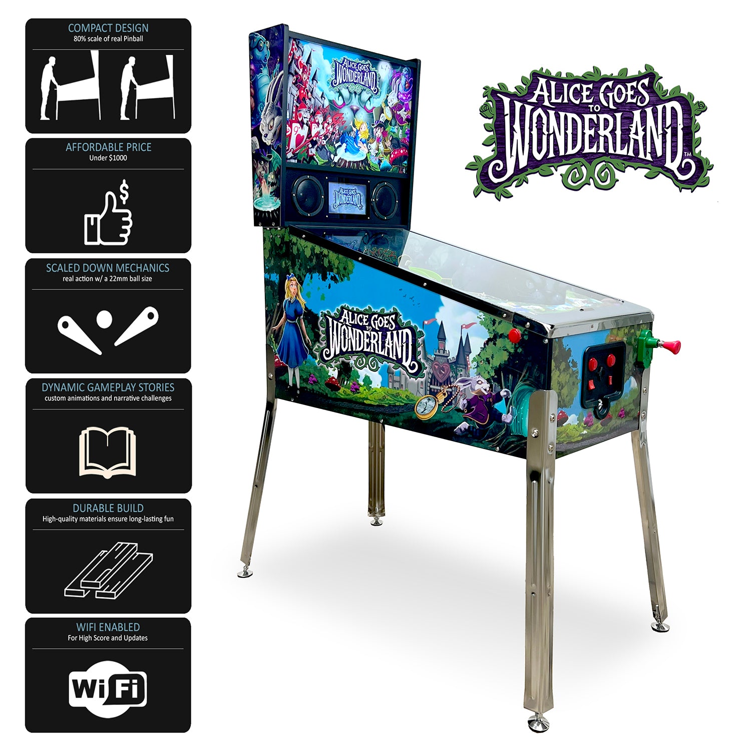 Alice Goes to Wonderland Pinball