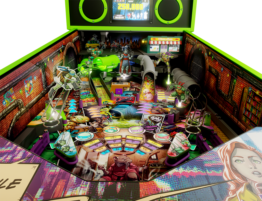 PRESALE: Teenage Mutant Ninja Turtles: Battle in the Sewer Pinball Machine